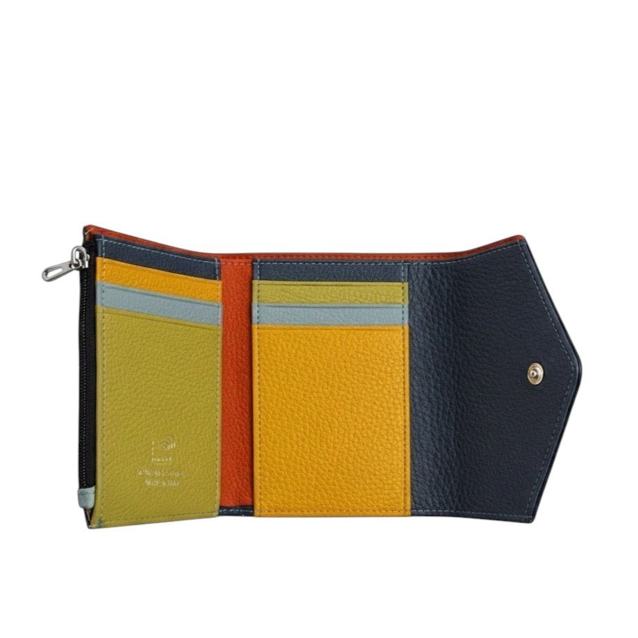 Portafoglio Donna Piccolo in Vera Pelle Martellata Compatto Lucca - Pito’s|Bag