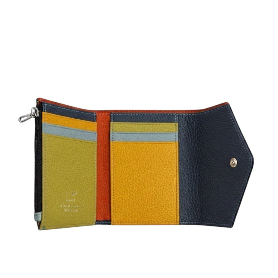 Portafoglio Donna Piccolo in Vera Pelle Martellata Compatto Lucca - Pito’s|Bag