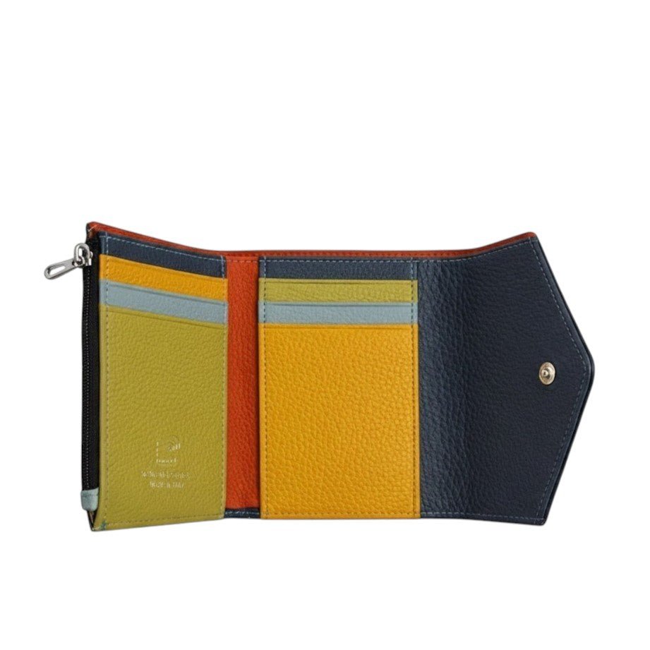 Portafoglio Donna Piccolo in Vera Pelle Martellata Compatto Lucca - Pito’s|Bag