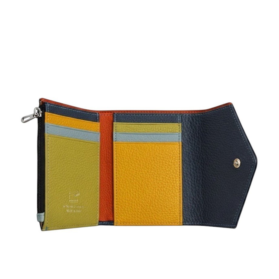 Portafoglio Donna Piccolo in Vera Pelle Martellata Compatto Lucca - Pito’s|Bag