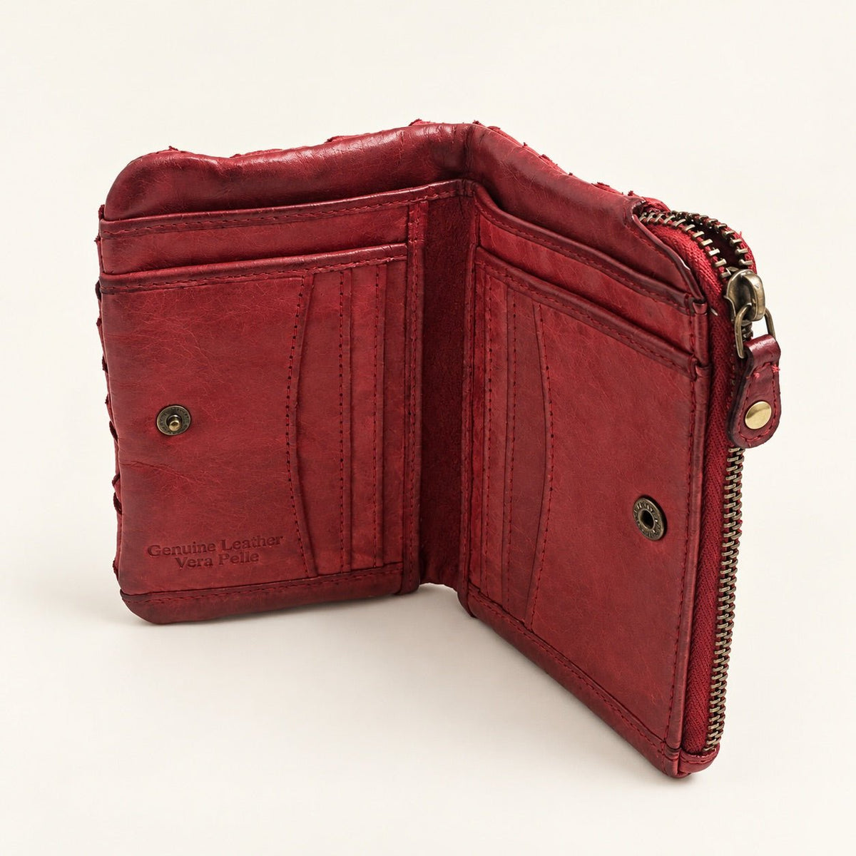 Portafoglio Unisex verticale style intreccio - Pito’s|Bag