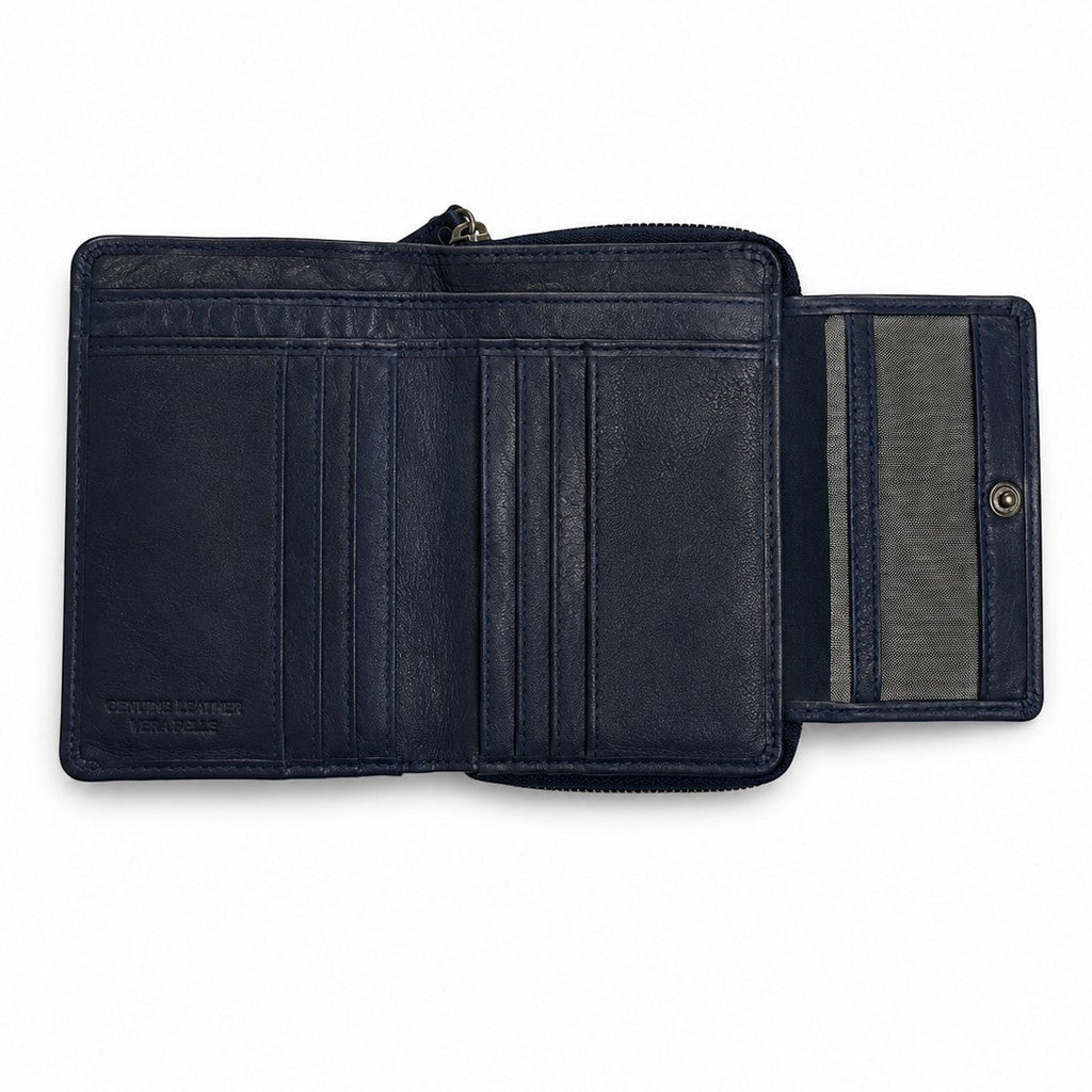 Portafoglio Unisex Vintage in Pelle di Vitello Lavato - Pito’s|Bag