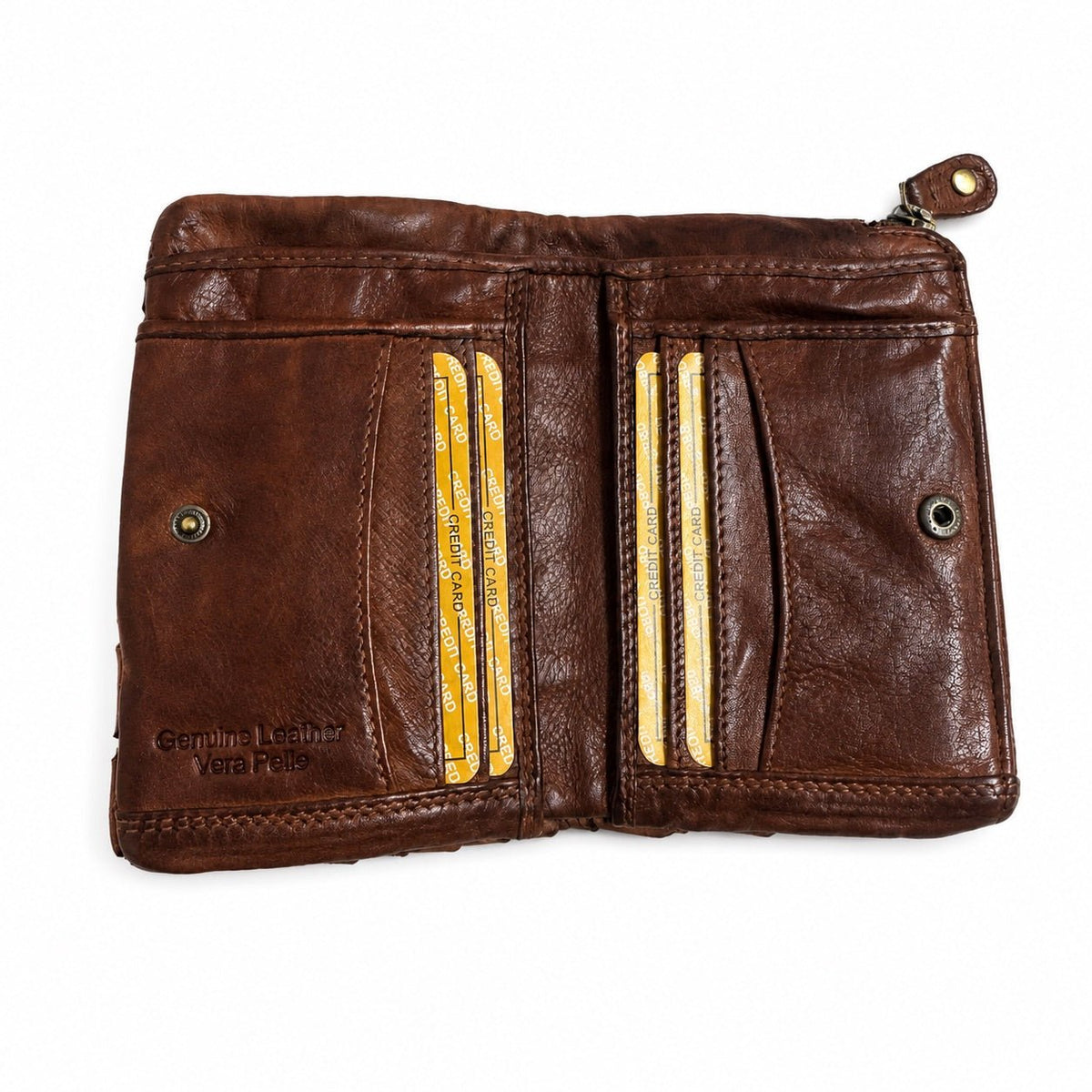 Portafoglio uomo verticale style intreccio - Pito’s|Bag