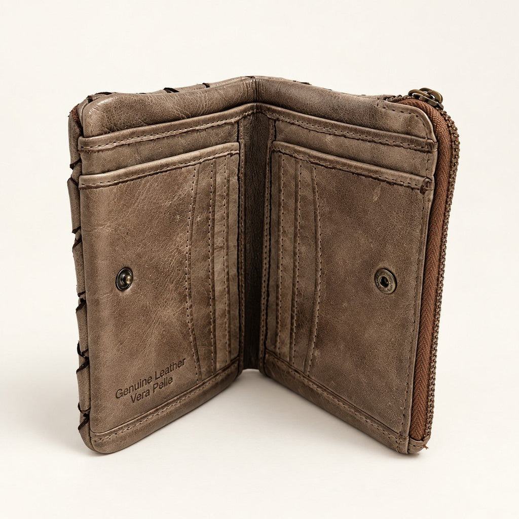 Portafoglio Uomo verticale style intreccio - Pito’s|Bag