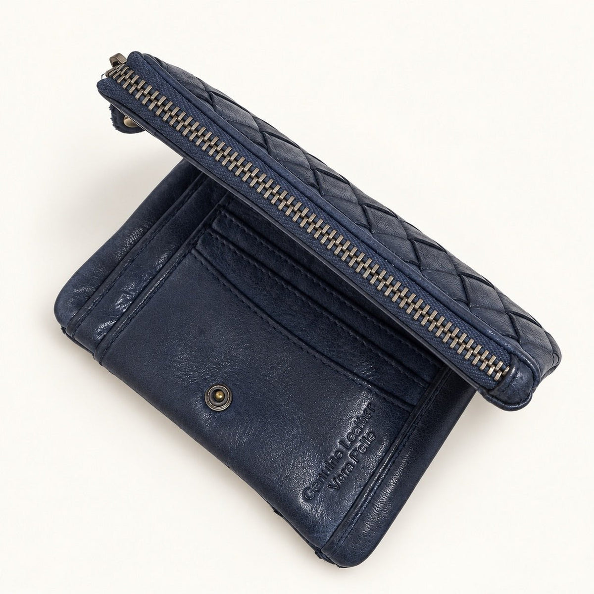 Portafoglio Uomo verticale style intreccio - Pito’s|Bag