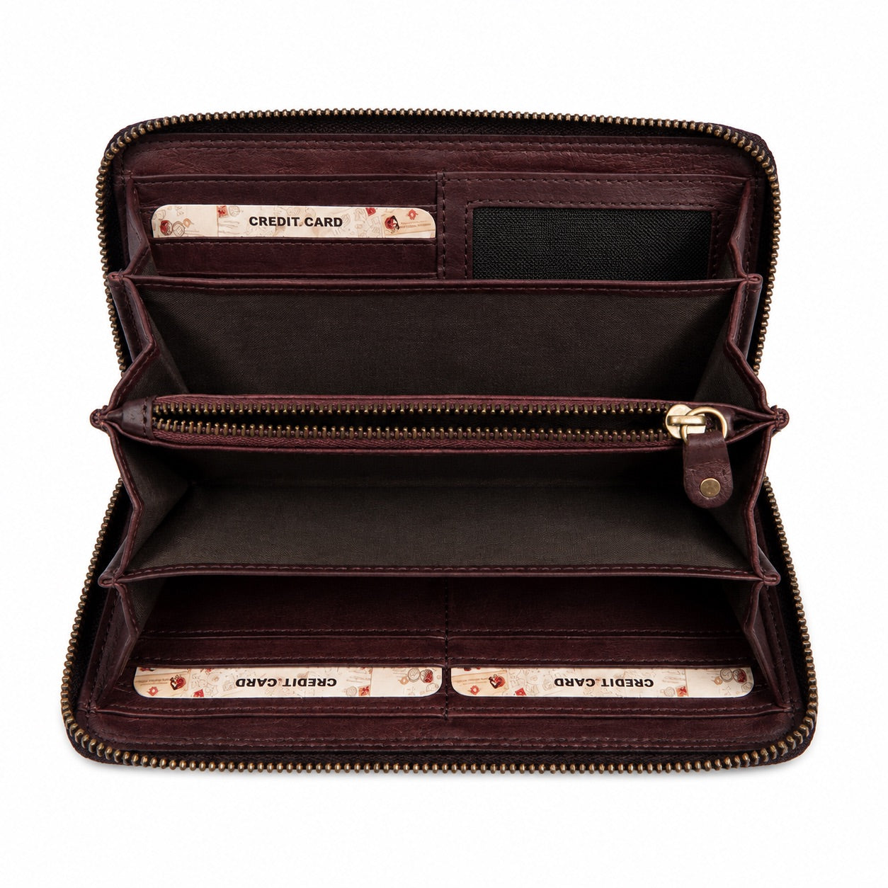 Portafoglio Donna Grande in pelle vintage Classic