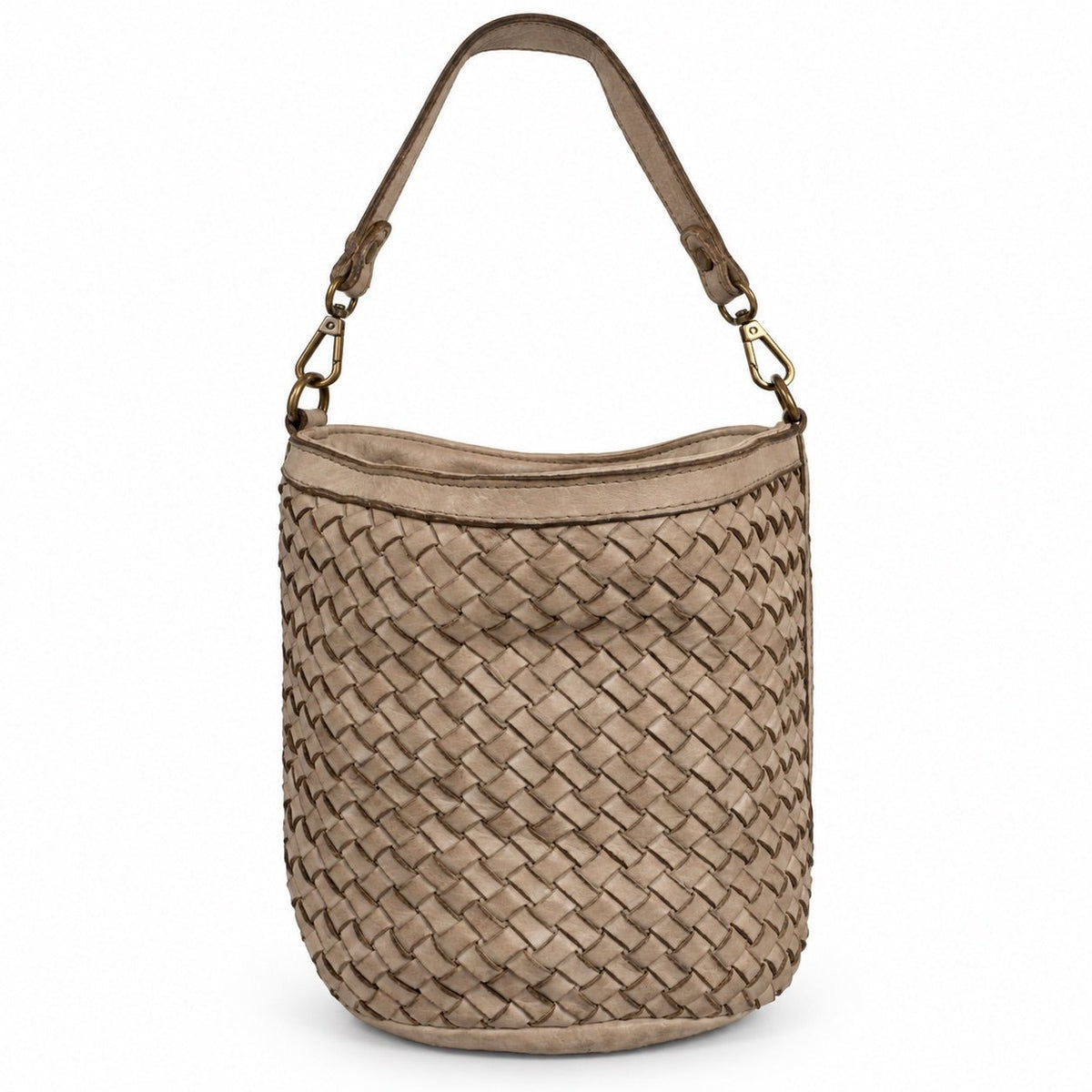 Secchiello intrecciato in vera pelle - Pito’s|Bag