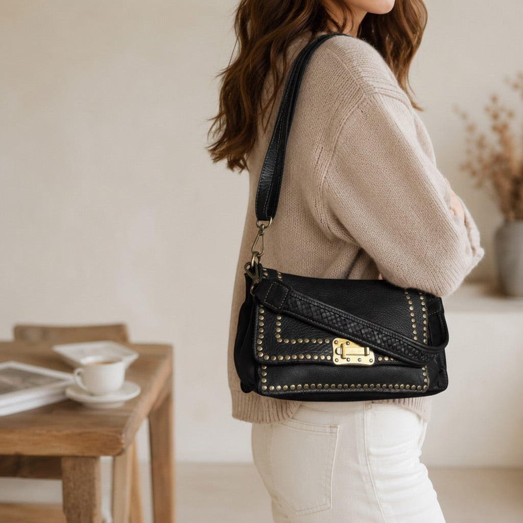 Borsetta in pelle Special nera