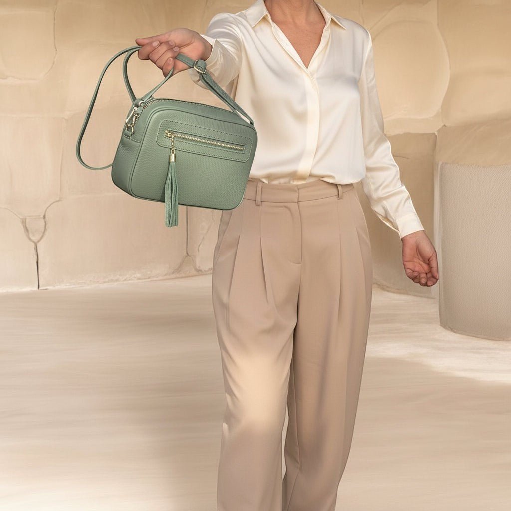 Tracollina in pelle una zip news - Pito’s|Bag