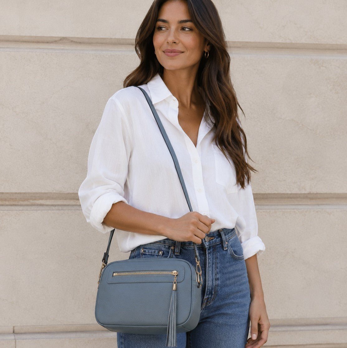 Tracollina in pelle una zip news - Pito’s|Bag