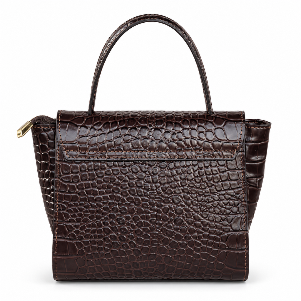 Borsa Donna Tracollina in vera pelle stampa cocco She