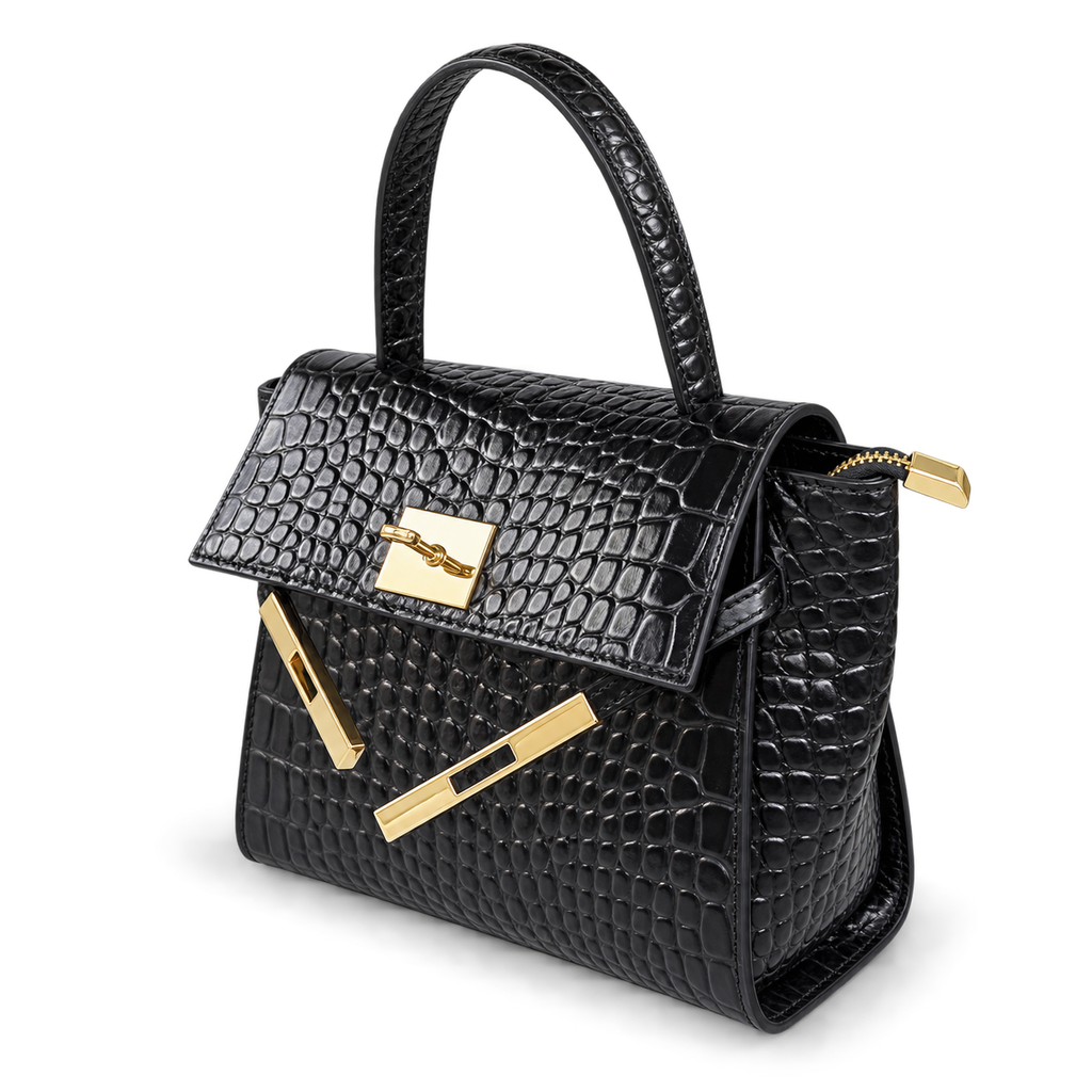 Borsa Donna Tracollina in vera pelle stampa cocco She