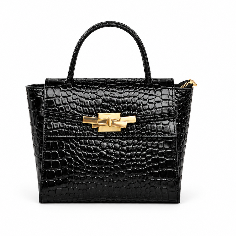 Borsa Donna Tracollina in vera pelle stampa cocco She