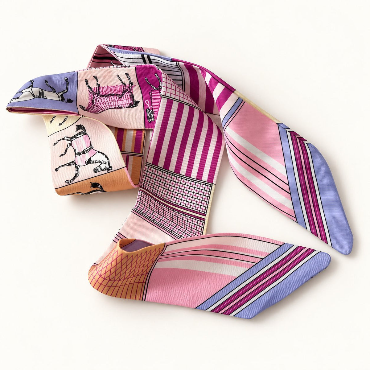 Twilly fantasia PICCOLO – Foulard per borsa, collo e capelli - Pito’s|Bag