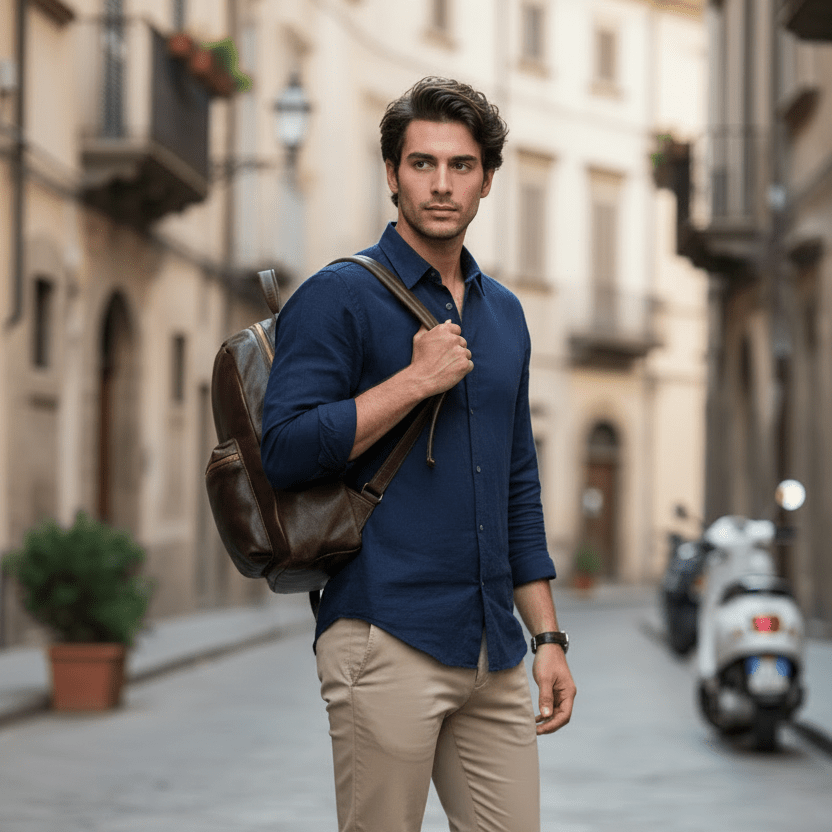Zaino super big vera pelle Man - Pito’s|Bag